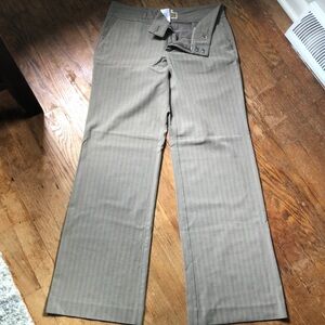 Striped Tan Dress Pants
